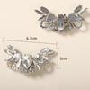 2pcs Crystal Shoe Clips High Heel Accessories Decorative Shoe Buckles Wedding Shoe Decorations Rhinestone Embellishments for Footwear