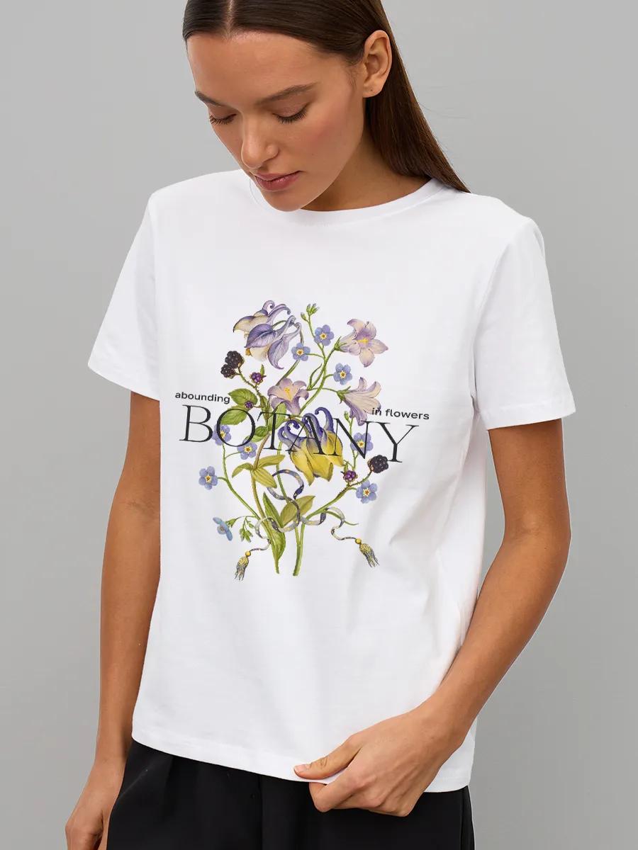 T-shirt with print Today is a good day S