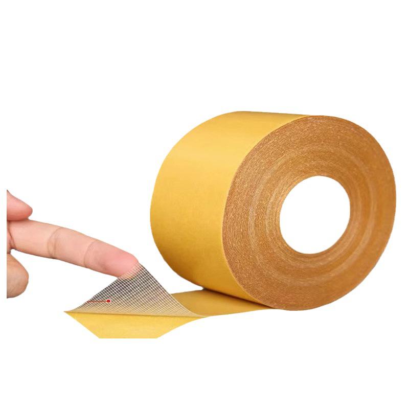 Grid Clear High-Adhesion Carpet Tape: Double-Sided, Residue-Free, Wear-Resistant, Waterproof Fabric-Based Adhesive.