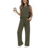 Spring/Summer 2026 Women's Two-Piece Casual Pleated Vest Set
