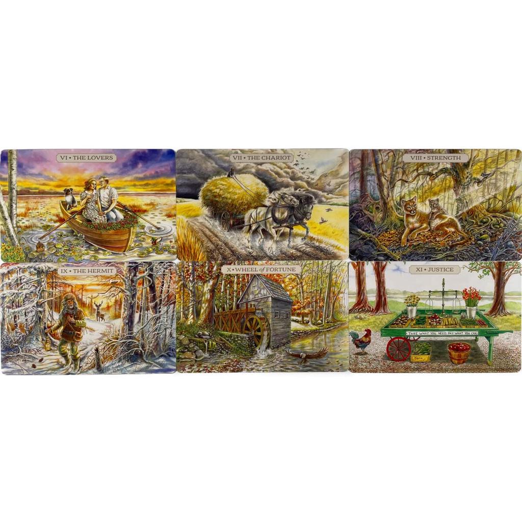 Pastoral Tarot Tarot Tarot with Japanese Authentic I.I.J 78-Card Cards, Reading, Instructions,