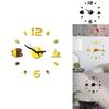 Stylish 3d Diy Coffee Cup Acrylic Mirror Wall Sticker Clock With Timeless Design