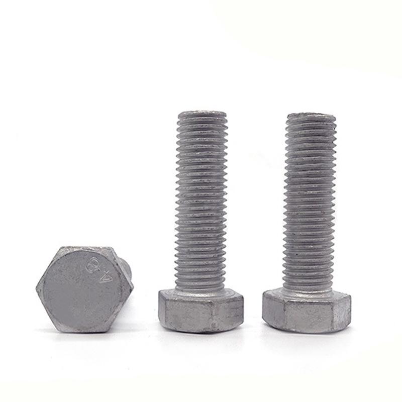 Hot-Dip Galvanized Hexagon Screws: Full & Half Thread, Photovoltaic Power Dacromet Zinc