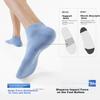 HLA [Yunzhongmian] Men's Short Cotton Socks, 10A Shock-Absorbing Sports Casual Ankle Socks, 5 Pairs