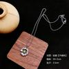 Small daisy necklace pendant Korean sun flower clavicle chain simple female  pendant jewelry