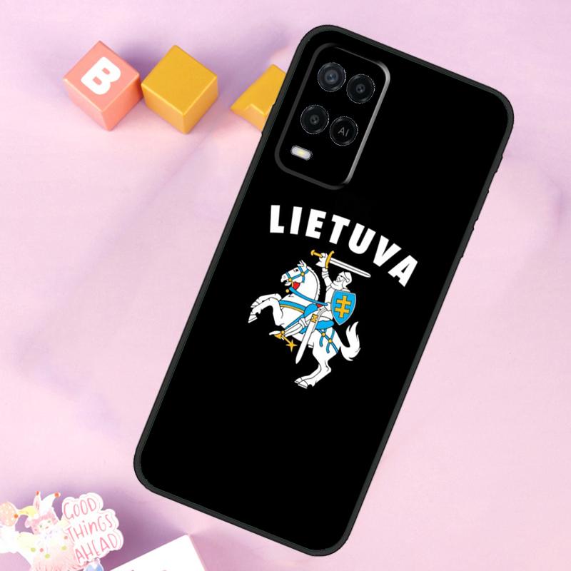 Lithuania Flag Case For Oppo A98 A78 A18 A38 A58 A74 A94 A54 A15 A17 A57 A6 A5 Pro A16 A76 A96 A40 A60 A80