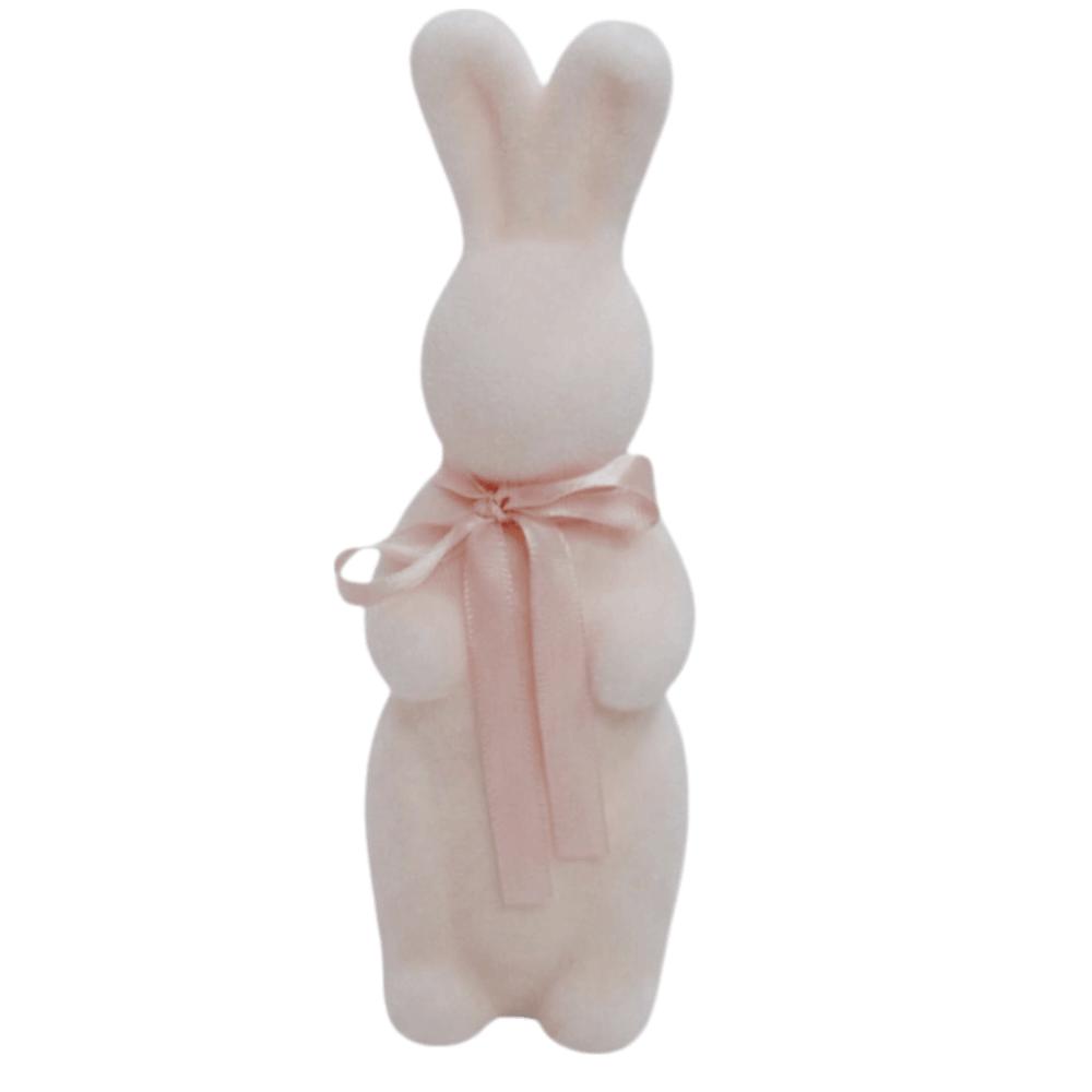 Easter Decor Easter Standing Rabbit Statue Easter Bunny Bunny Figurine Easter Decorations светло-розовый