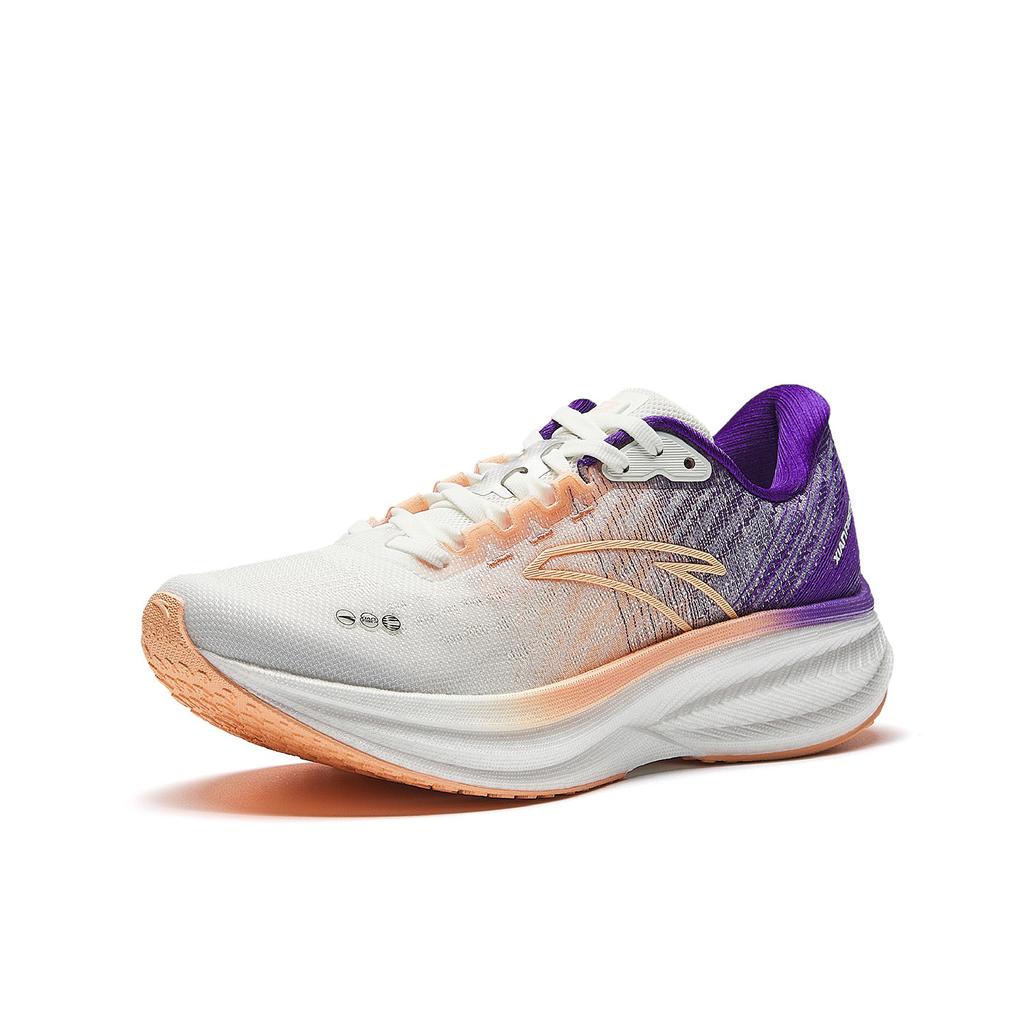 ANTA Champion 3 V3 Running Shoes Women's Low top Ivory White/Flowing Orange/Era Purple 3 922615562-3