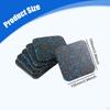 6 Anti-vibration Running Mats, Rubber Pads for Exercise Equipment, Static Pads.