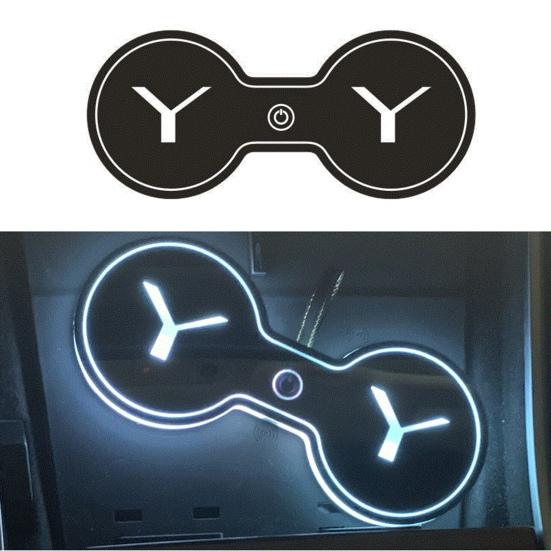 

Светодиодные фонари Автомобильные цвета Держатель для нескольких чашек Светящаяся крутая подставка для бутылок