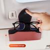 Car Glasses Storage Box Sun Visor Hanging Organizing Bag For Honda Civic Accord Fit Jazz Pilot CRV Odyssey Passport City Keyring