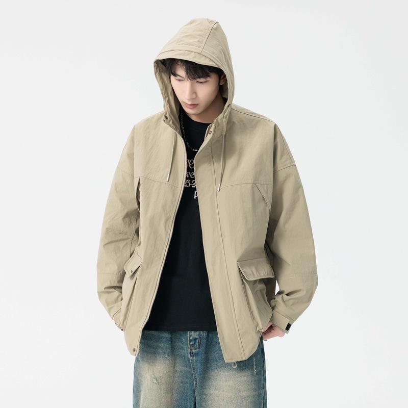 Men's Autumn Jacket Hooded Men's Casual Jacket Couple's Loose Versatile Jacket