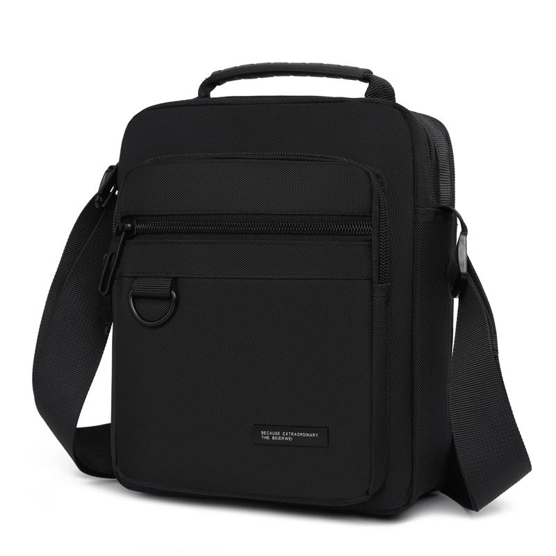 Men's Waterproof Shoulder Bag - Large Capacity Business/Leisure Crossbody with Multi-Layer Pockets