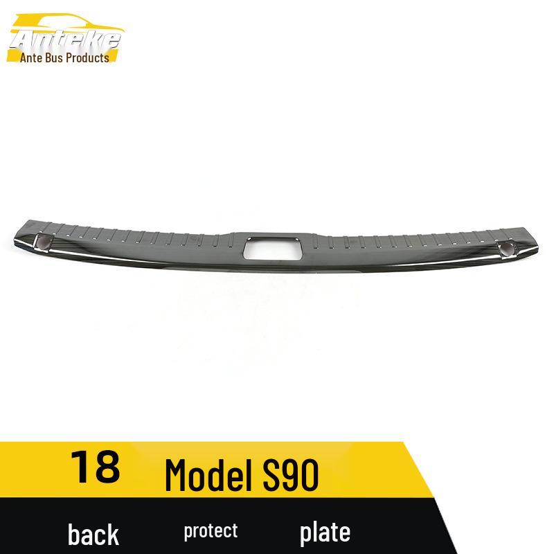 Volvo S90 Rear Trunk Guard Plate Stainless Steel Protection Pedal