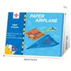 36pcs of Colored Paper - Handcrafted Creative Airplane Origami, 3D Origami Manual DIY, The Best Holiday and Birthday Gifts