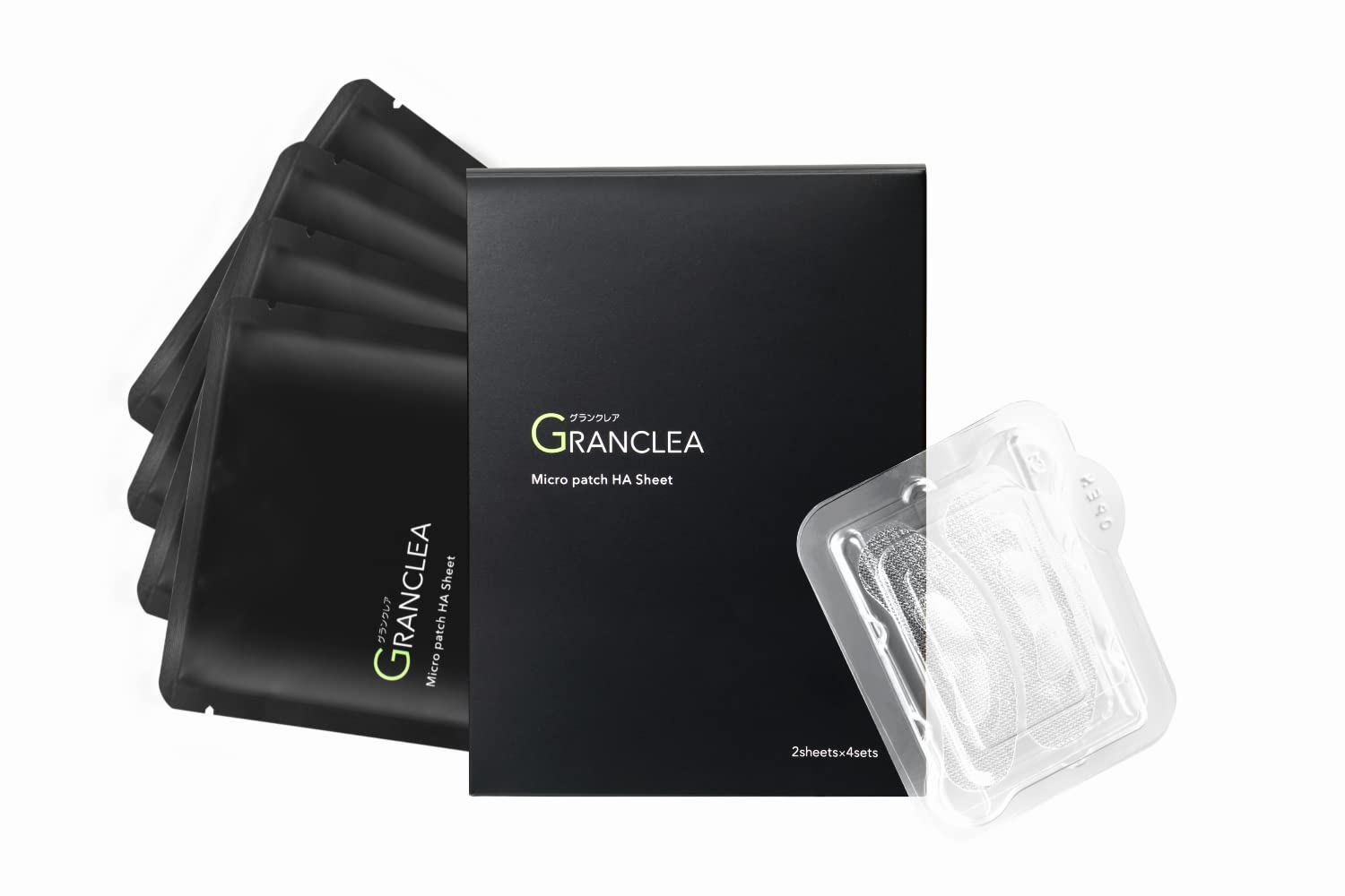 

Granclea Microneedle Patches for Hyaluronic Eye 1 Box Men, Acid, Area, (4 Patches)