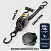 Automatic Retractable Cargo Straps with Heavy Duty Tensioner, Shrink Tensioner Strap, Luggage Rope, Motorcycle Strap, Fixed Tightening Strap