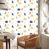 Colorful Clouds, Stars and Moons Wallpaper for Living Room and Bedroom 50x1000