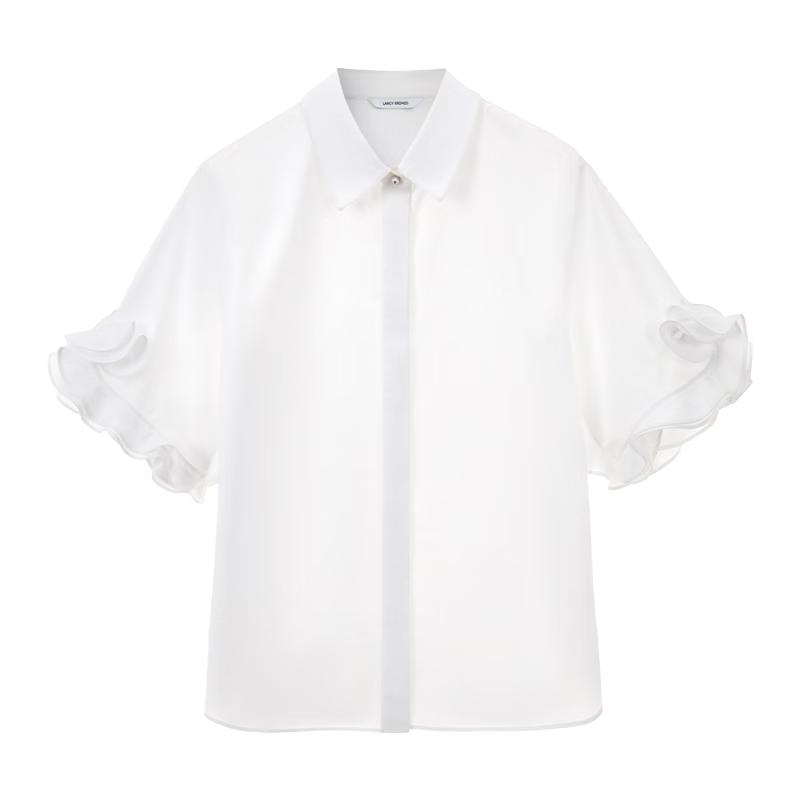 

LANGZI Retro Design Polo Short-Sleeve Shirt M