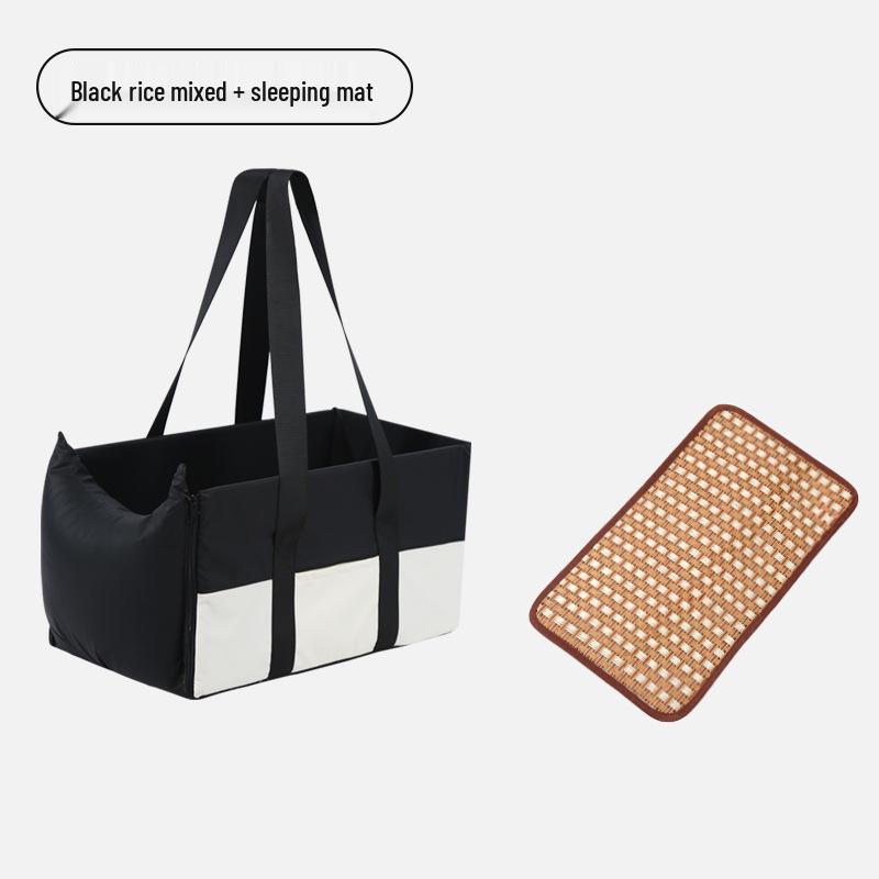 Compact Pet Car Console Bed for Small Dogs and Cats