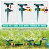 Zavlažovač s velkoplošným pokrytím Zahradní zadešťovač automatický otočný postřikovač o 360 stupňů pro zahradní rotační zavlažovací systém 40 ml