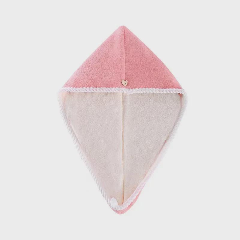 Double-Layer Quick-Dry Hair Towel Cap - Super Absorbent & Thick