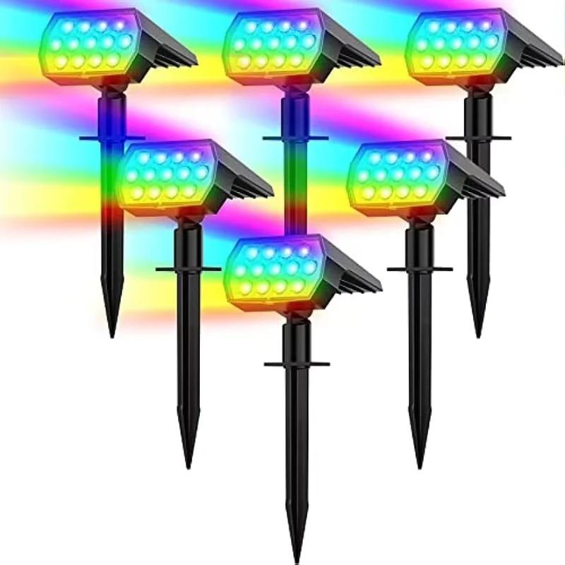 13 LED RGB Saules Prožektori ar