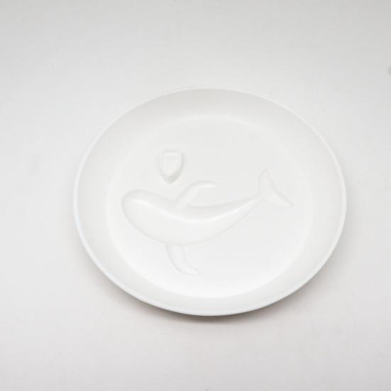 Yousheng Sea Whale Dipping Dish Cute Condiment Plate for Soy Sauce And Vinegar Multifunctional Spoon Rest Jewelry Storage Tray Fun Gift for Food And