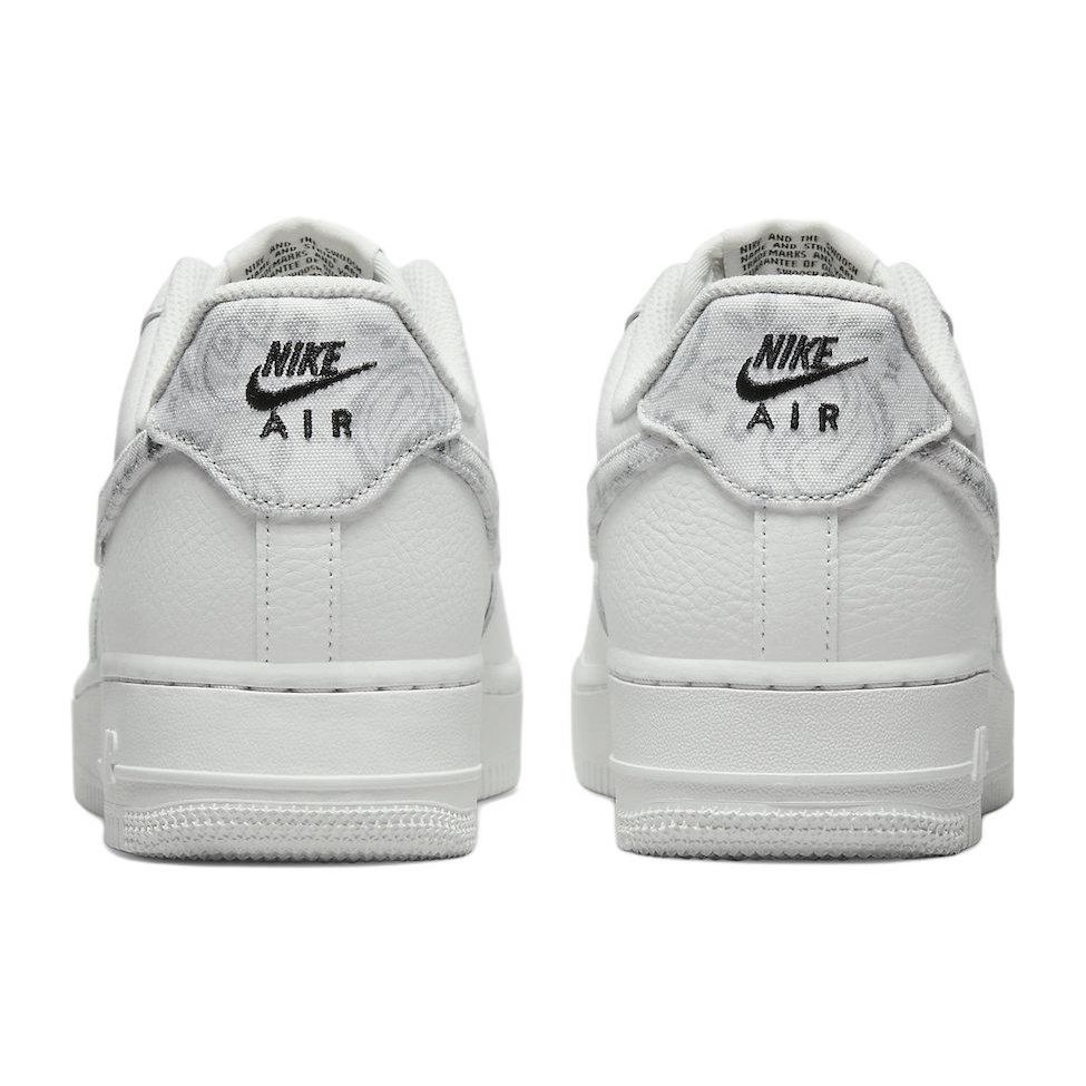 Nike Sneakers da donna Air Force 1 Low White Paisley Summit-White Nero Grey-Fog DJ9942-100