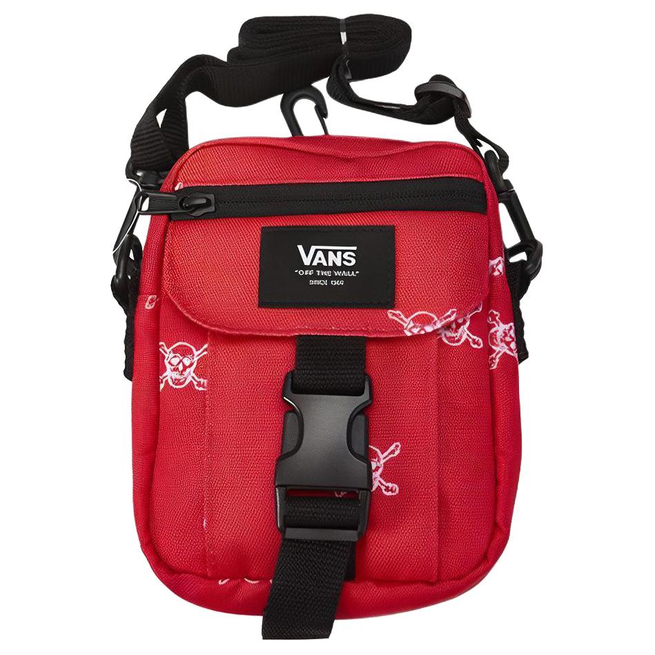 Vans Women's Red Polyester Shoulder Bag, Crossbody Bag Regular Unisex Vn0a5fgkz72