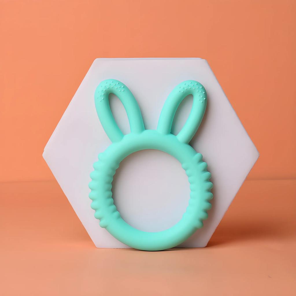 Non-Toxic Baby Silicone Teether Bunny Baby Pacifier Bite Happy Children Teething Toys Maternity & Baby Products