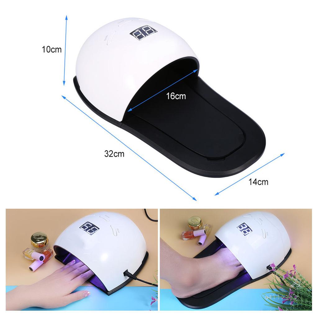 UVLED Nail Lamp Nail Dryer for Nail Gel Polish Curing Smart Sensor Manicure Pedicure Tool