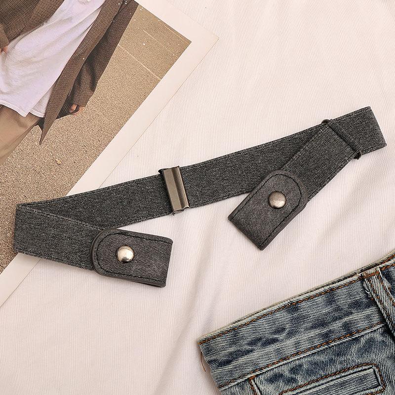 Invisible and Traceless Lazy Belt for Women's Elastic Elastic Trousers Belt for Jeans Pants Large Change Small Waist-retracting Artifact Belt