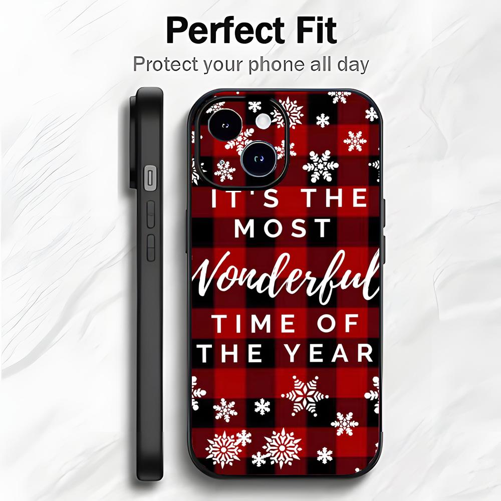 Anime Merry Christmas Art Phone Case Phone Case Soft Packaging Lightweight For iPhone17 16 15 14 13ProMax