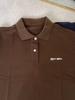 Miu Style Unisex Colorblock Poloshirt mit kurzen Ärmeln und Zwei-Knopf-Design