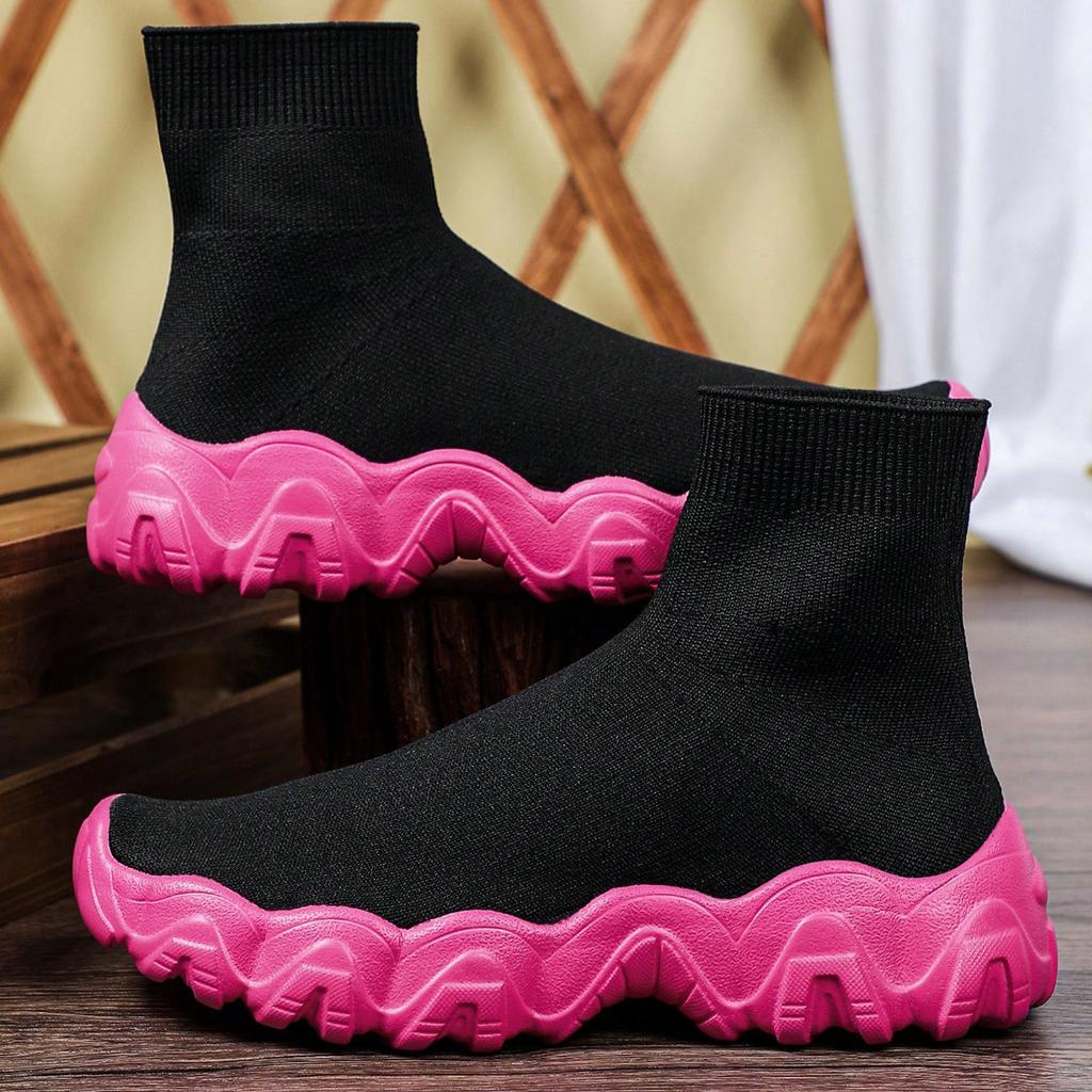 Neue atmungsaktive Socken Schuhe mit Fliegenwebung, lässige Sportschuhe, Outdoor, trendige Paarschuhe