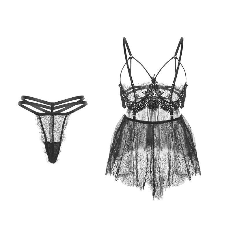 Amazon Sexy Lace Nightdress Oversize Women's Clothing