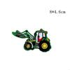 10Pcs DIY Engineering Vehicle Excavator Embroidery Fabric Clothes Patches Hot Melt Back Adhesive for Kids Shirts Pants Bag