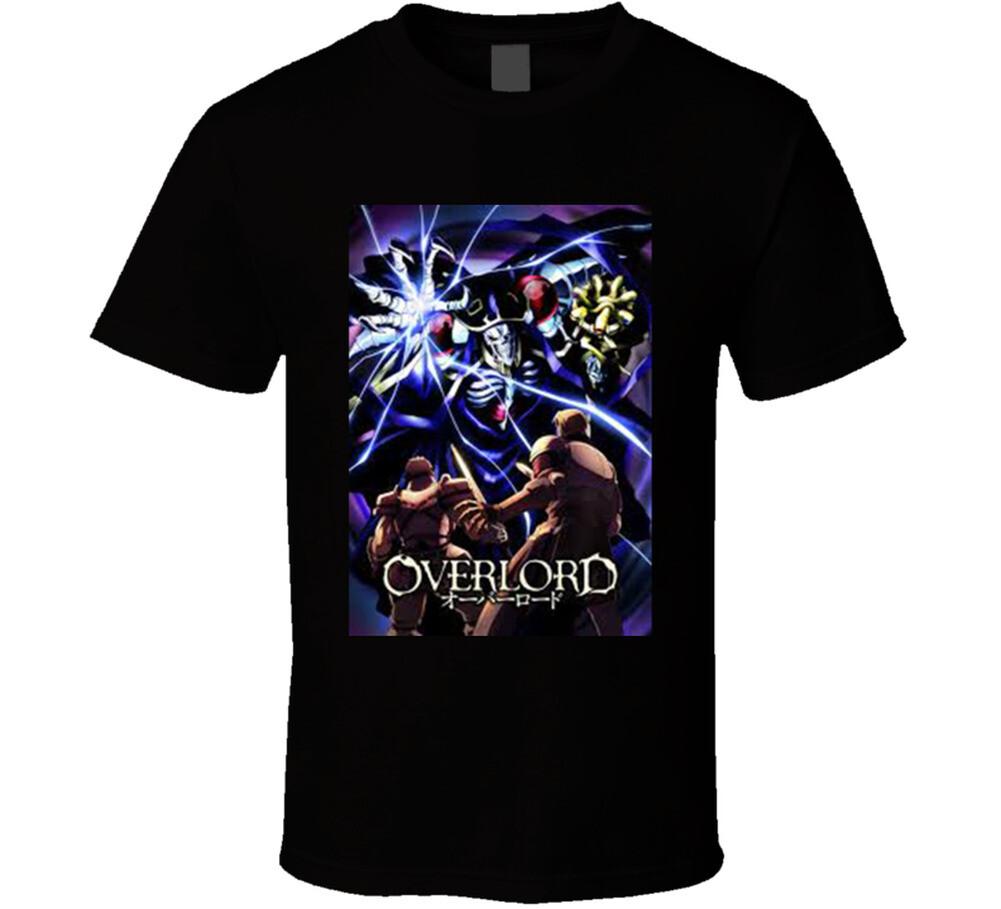 Overlord Anime TV Show Poster Cool Fan T Shirt Mens Womens Tees Top 4XL