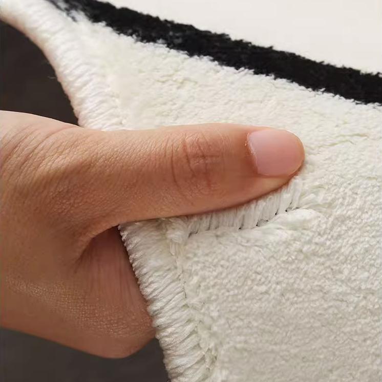 2025 Imitation Cashmere Carpet Water-Absorbent Foot Mat Fresh Style Carpet Dirt-Resistant Bathroom Household Non-Slip Foot Mat