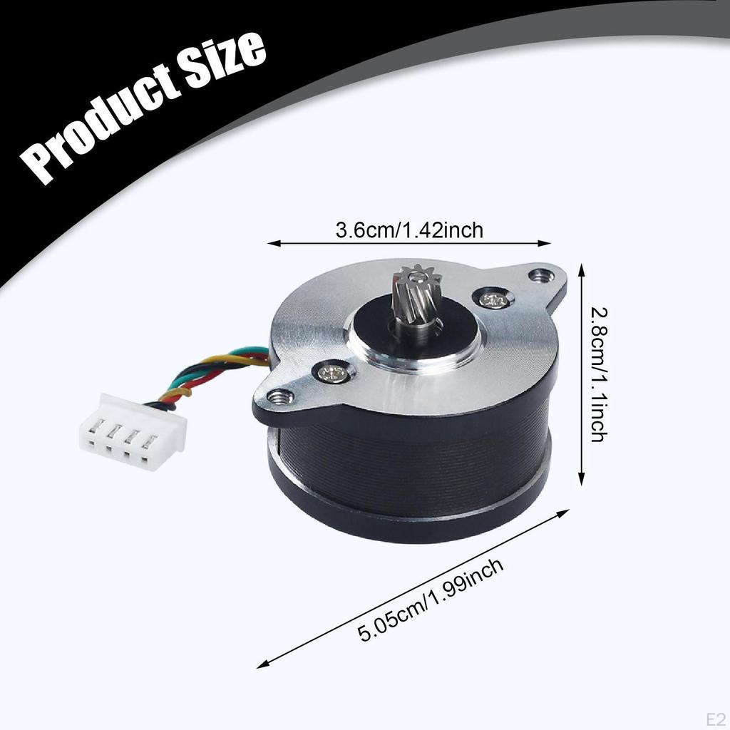 Extruder Motor Easy To Install Portable 3D Printer Parts Circular Stepper Replacement