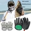 Fischerhandschuhe Fische Fangen Anti-Rutsch Langlebig Gestrickt Vollfinger Wasserdicht Arbeits- Schnittfest Handschuhverschluss Links Rechts Bekleidung Hand Schützen