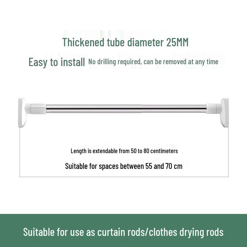 

Телескопическая штанга: Настенная вешалка для одежды и штор без сверления для балкона