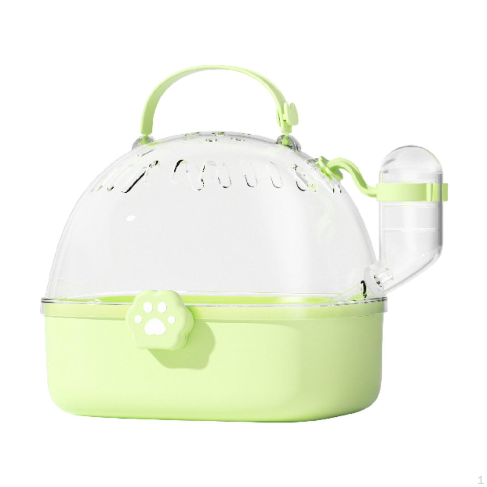 

Клетка для птиц, прозрачный чехол для мелких животных, переноска для хомяков, чехол для мышей зелёный