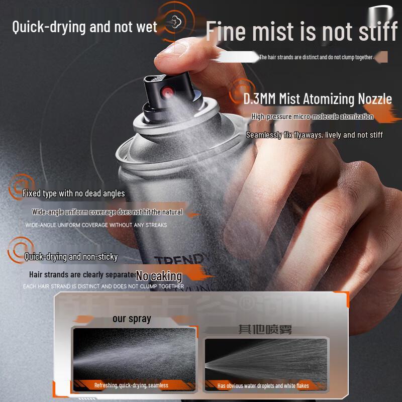 HF Men's Strong Hold Volumizing Matte Hairspray