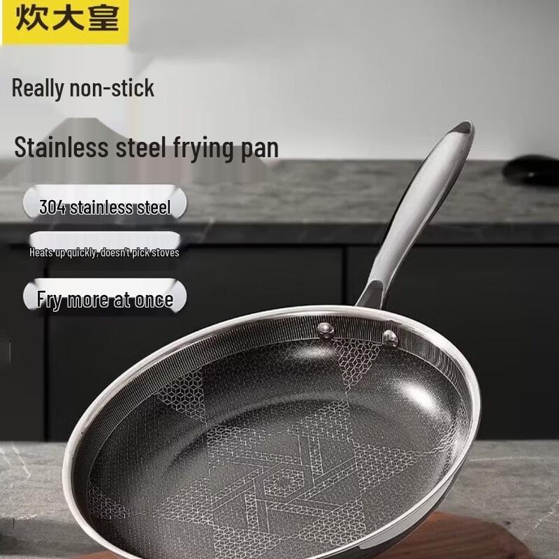 COOKER KING 28cm Star-Pattern Non-Stick Frying Pan