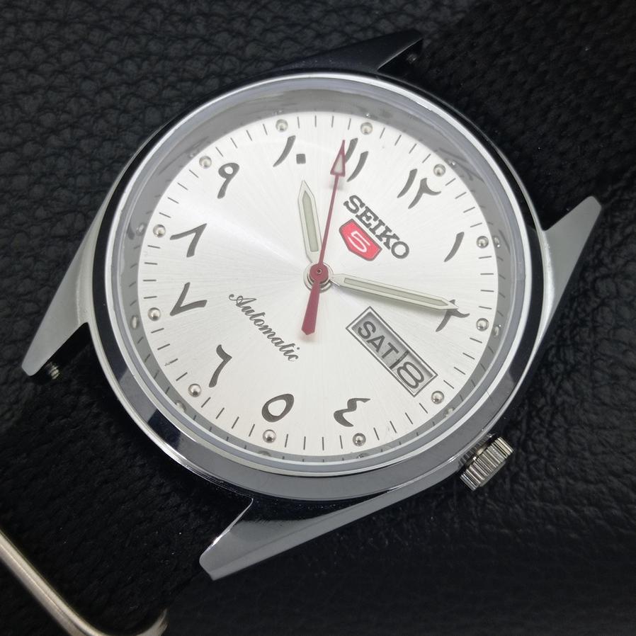 RENOVOVANÉ VINTAGE SEIKO 5 AUTOMATIC 6309A JAPONSKÉ PÁNSKÉ ARABICKÉ HODINKY a318850-9
