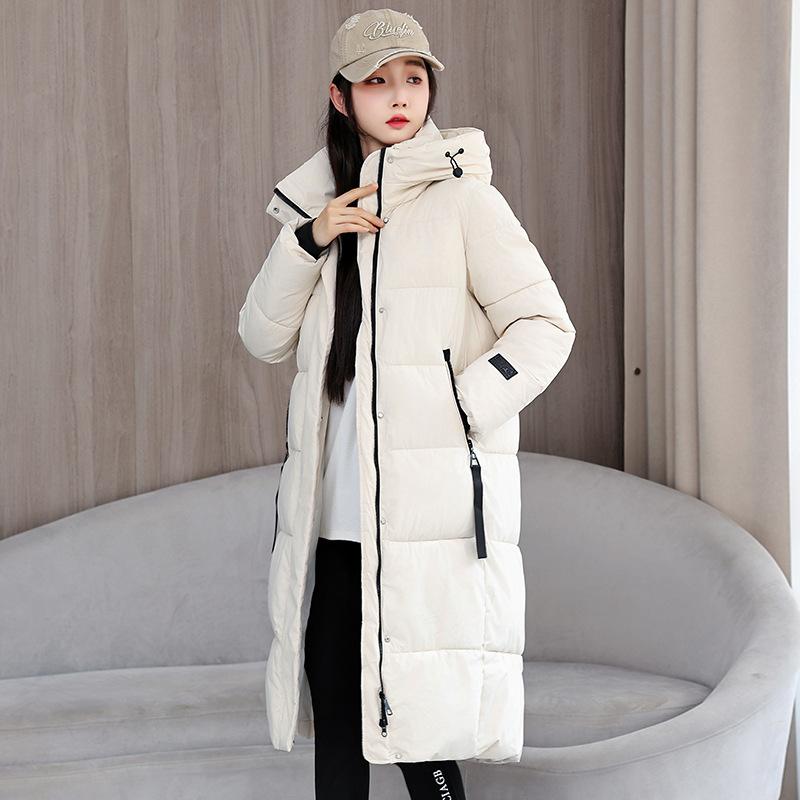 

Корейская версия стеганой куртки Свободная стеганая куртка для мужчин и женщин Утолщенная средней длины стеганая куртка 2XL