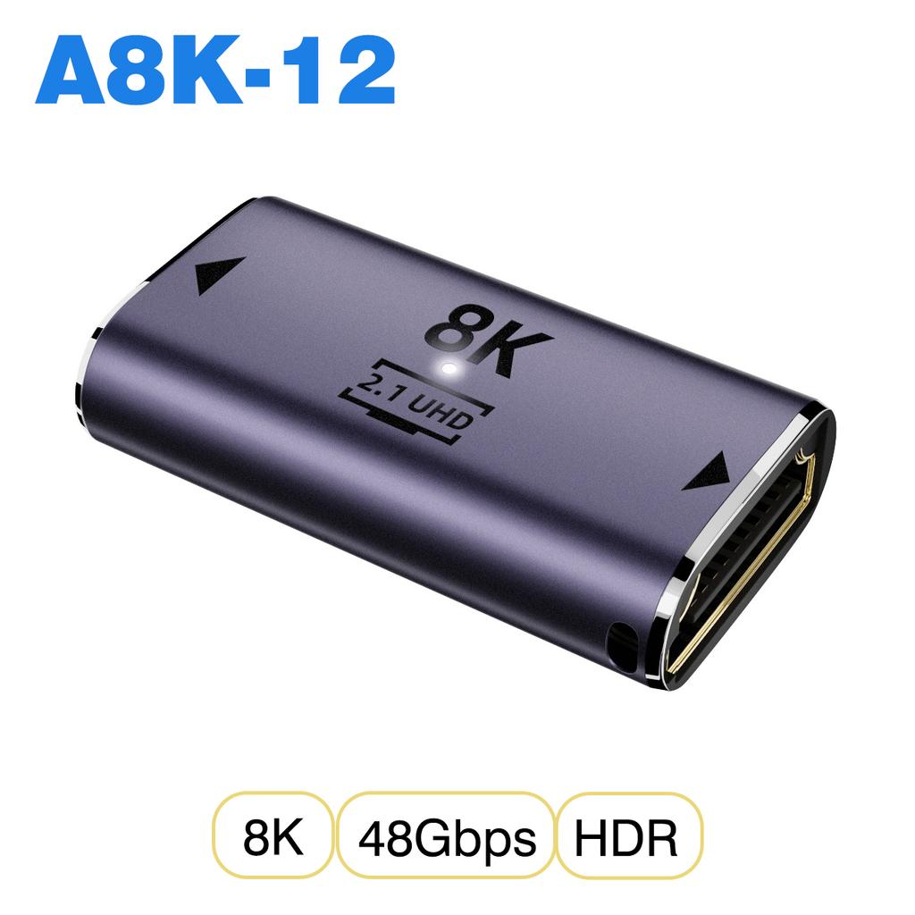 UGOURD HDMI2.1 Cable Adapter mini micro hdmi to HDMI 2.1 Converter 48Gpbs 8K60HZ 4K120HZ for HDTV Projector PS4 PS5 Laptop PC 4