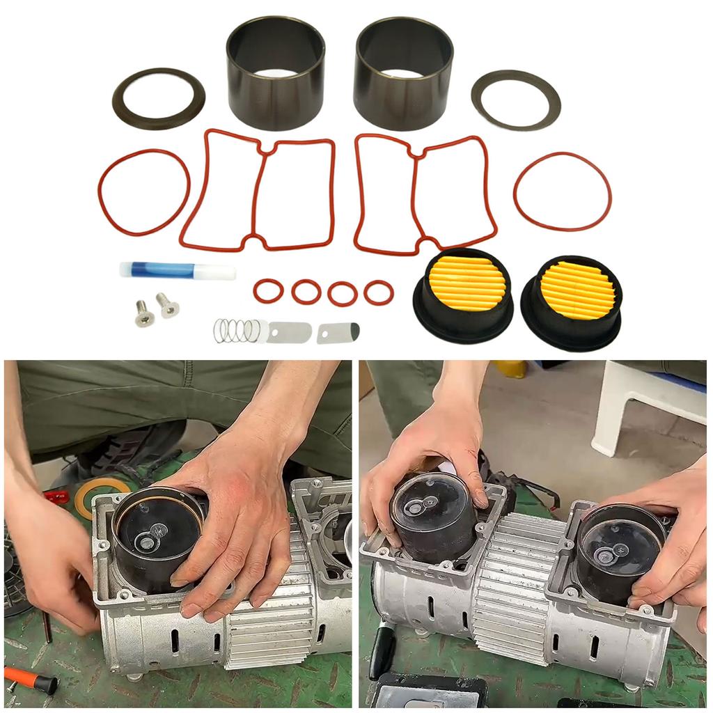 Pack Of 20 Silent Oil Free Air Compressor Repair set 750W Includes Durable Metal Tool Upgrades for Easy Maintenance